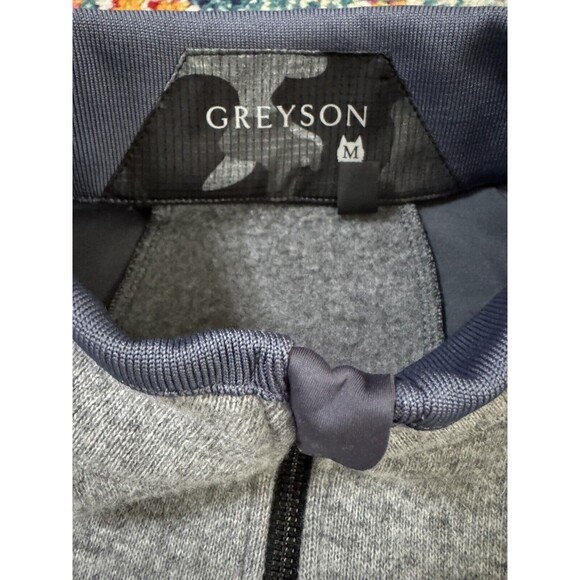 Greyson Sequoia Lux Hybrid Full Zip Golf Jacket‎ Heather Gray Size Medium - Picture 6 of 10